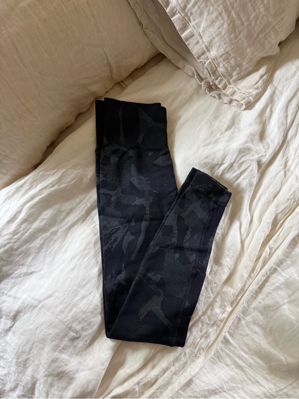 Gymshark Black Camouflage High-Waist Leggings